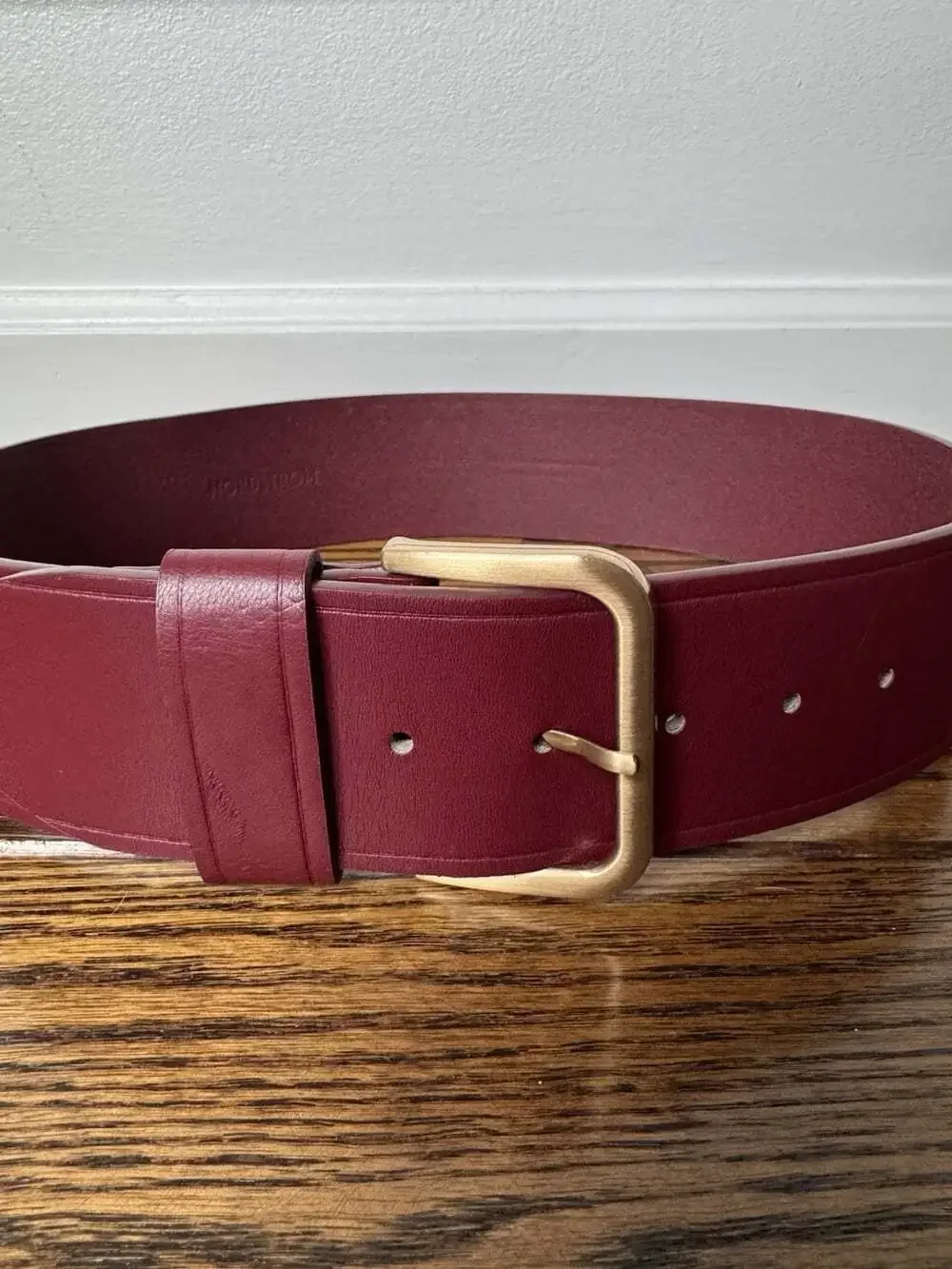Nordstrom Women's Wide Belt Size Small Red